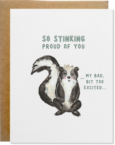 Proud skunk